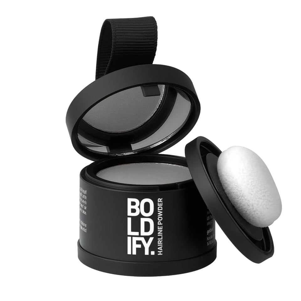 Boldify front compact showing sleek packaging and compact size benefit