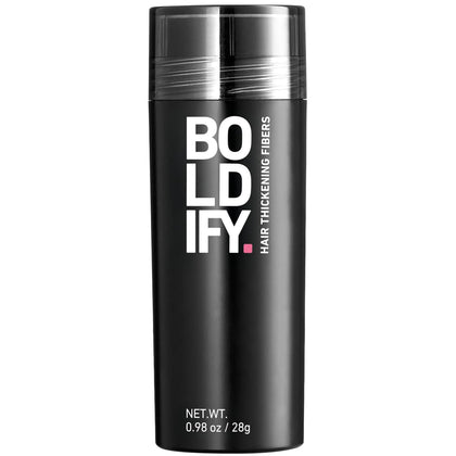 Boldify front packaging in Ash Brown showing container and branding for reliable coverage