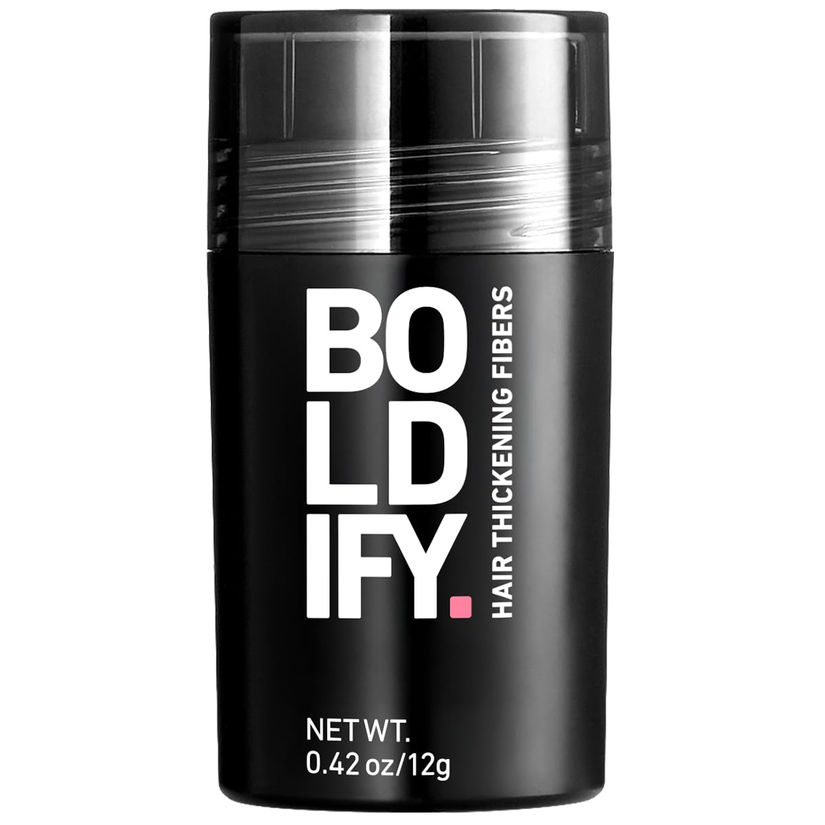 Boldify front packaging in hazel brown showing product benefit