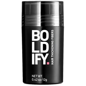 Boldify front packaging in hazel brown showing product benefit