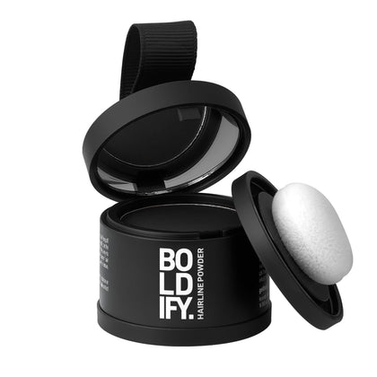 Boldify compact front view showing sleek packaging and portability benefit