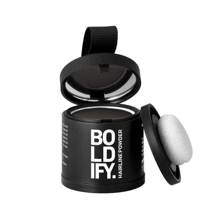 Boldify compact front view showing sleek design and travel-friendly size