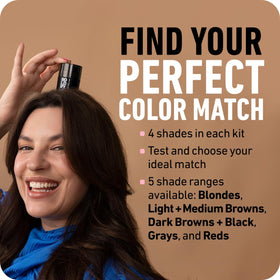 Boldify open sample swatches laid out for accurate color selection