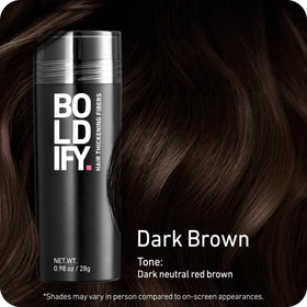 Boldify open jar with visible fibers for quick application benefit