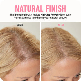 Boldify brush used to touch up roots for instant refreshed hair appearance