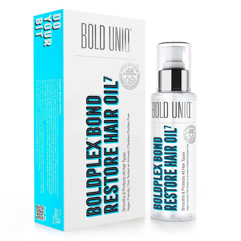 BOLD UNIQ front packaging of BoldPlex 7 showing bottle and label, clean presentation