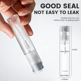 Bomeiyi clear bottle displaying liquid level for easy refill monitoring