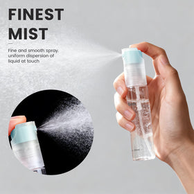 Bomeiyi travel kit inside a toiletry bag demonstrating leak-proof portability