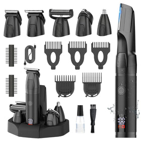 Bomic Manscape front view of trimmer showing ergonomic body and buttons