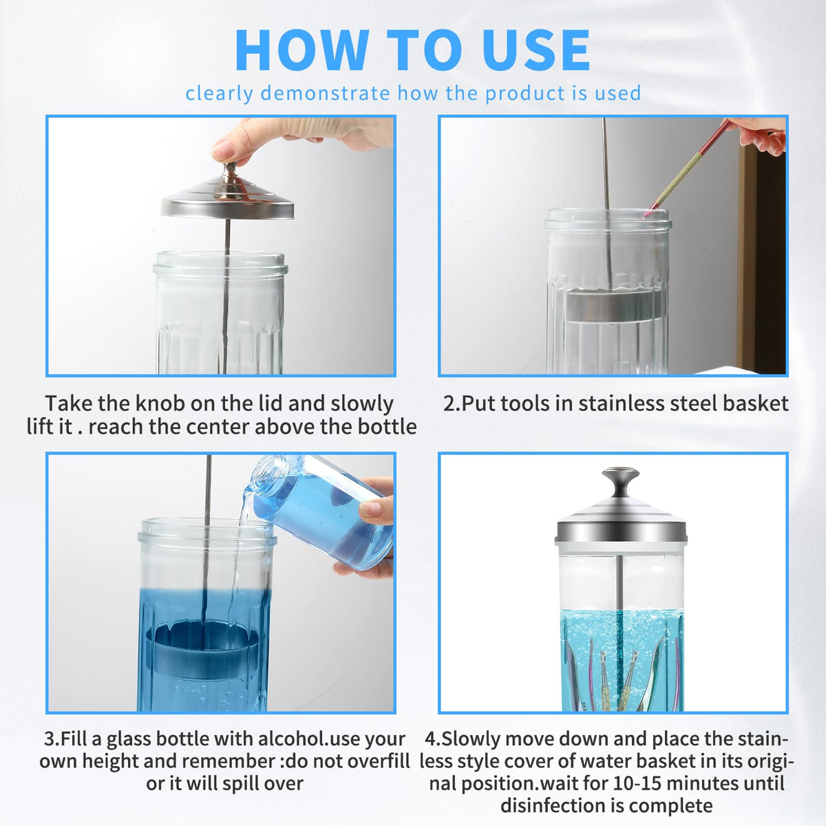BOMOQING lid and central knob detail for secure closure and easy tray removal