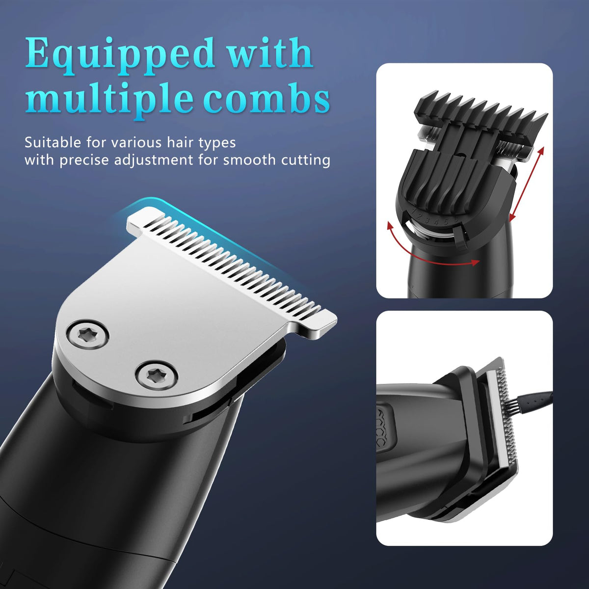Bomxin trimmer held in hand to show compact size and ergonomic grip for control