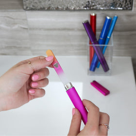 Bona Fide Beauty label reading Bohemian glass, genuine EU-crafted quality benefit