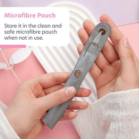 BONA FIDE BEAUTY washable surface being rinsed under tap for hygiene