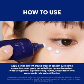 BONCEPT application on finger with small dot indicating precise, economical usage