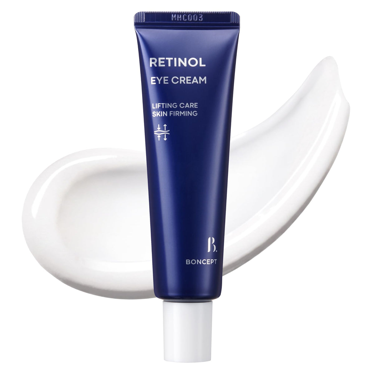BONCEPT front packaging of retinol eye cream shows product and size, reassuring purchase