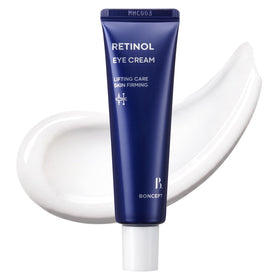 BONCEPT front packaging of retinol eye cream shows product and size, reassuring purchase