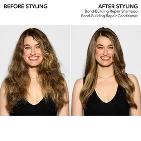 bumble and bumble honey bond-building complex closeup highlighting repairing benefits