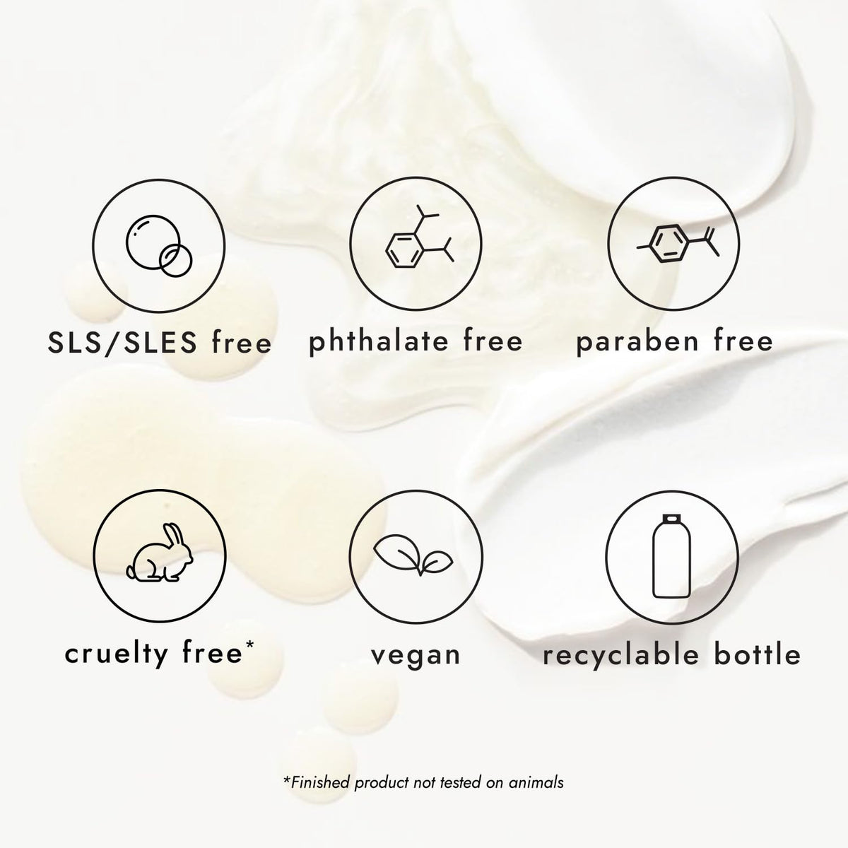 Bondbar lather on hair illustrating gentle foam and effective cleansing