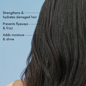Bondbar pump dispensing shampoo texture demonstrating gentle lather