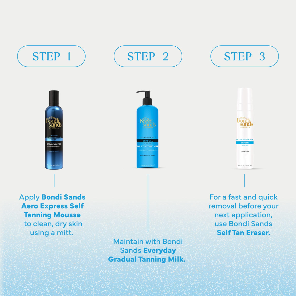 Bondi Sands coconut-scented foam in a beach lifestyle setting for fresh aroma
