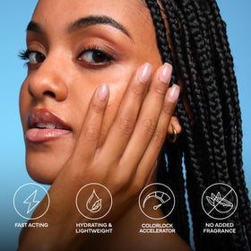 Bondi Sands before and after skin showing natural, streak-free result