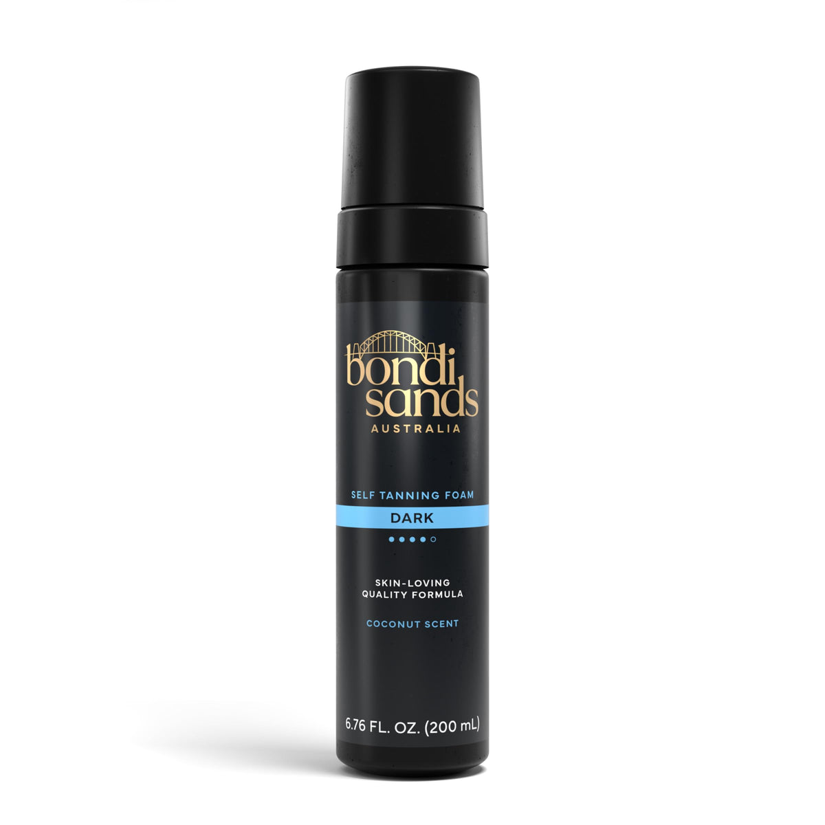 Bondi Sands front bottle shot showing product and packaging benefit