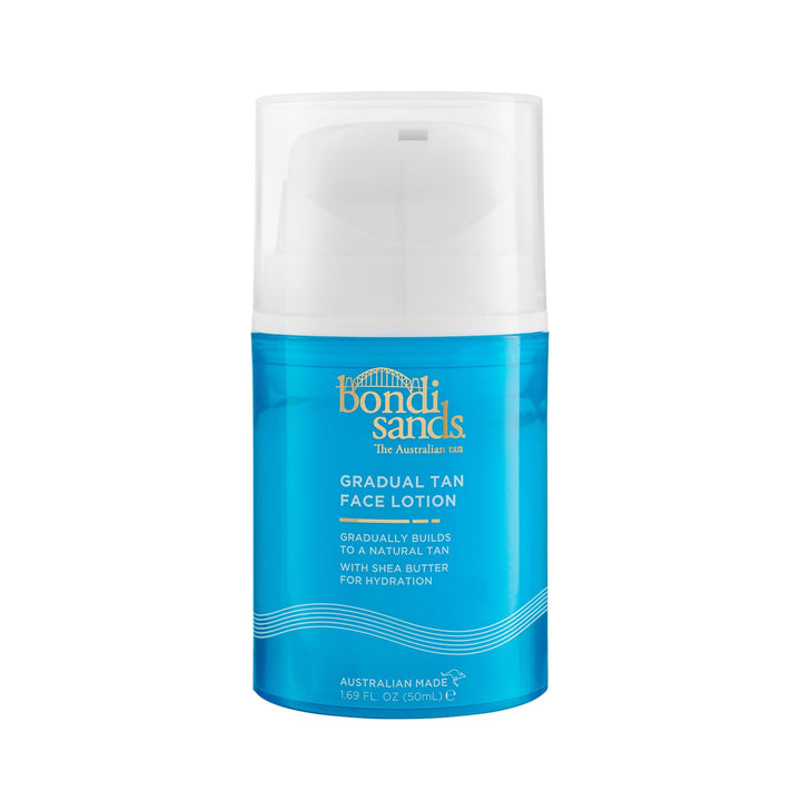 Bondi Sands front packaging showing bottle and branding for easy recognition and trust
