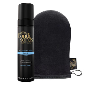 Bondi Sands front packaging shows product and value proposition for easy purchase