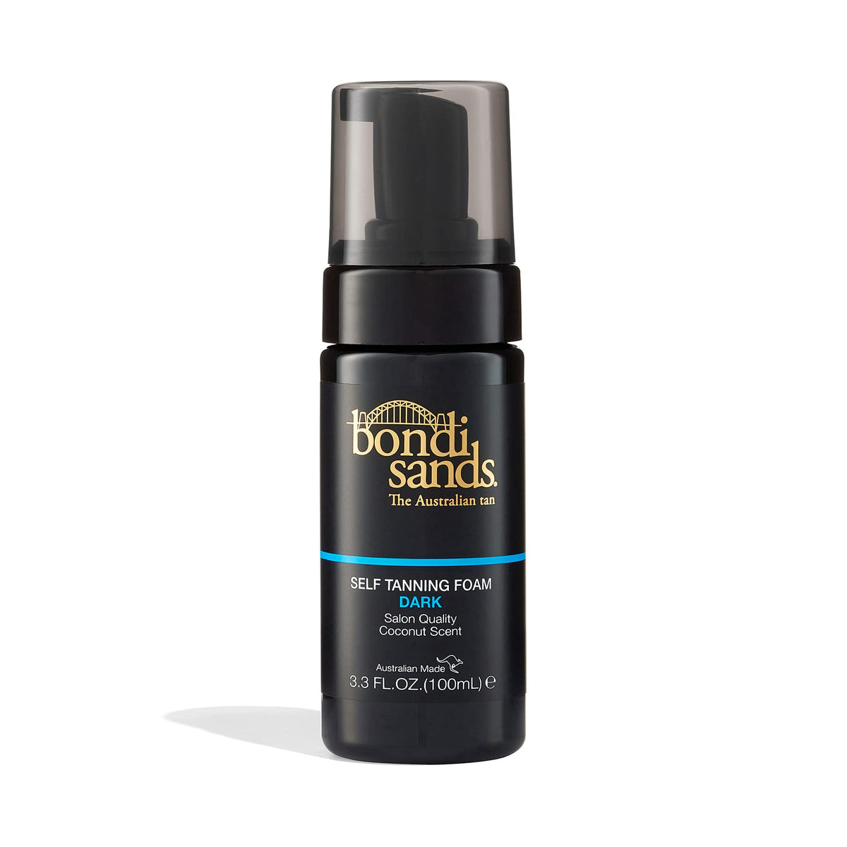 Bondi Sands front packaging showing lightweight self-tanning foam benefit