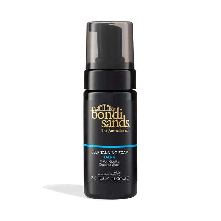 Bondi Sands front packaging showing lightweight self-tanning foam benefit