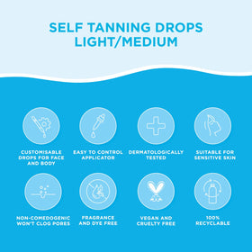Bondi Sands lifestyle image on bathroom vanity showing easy addition to daily routine
