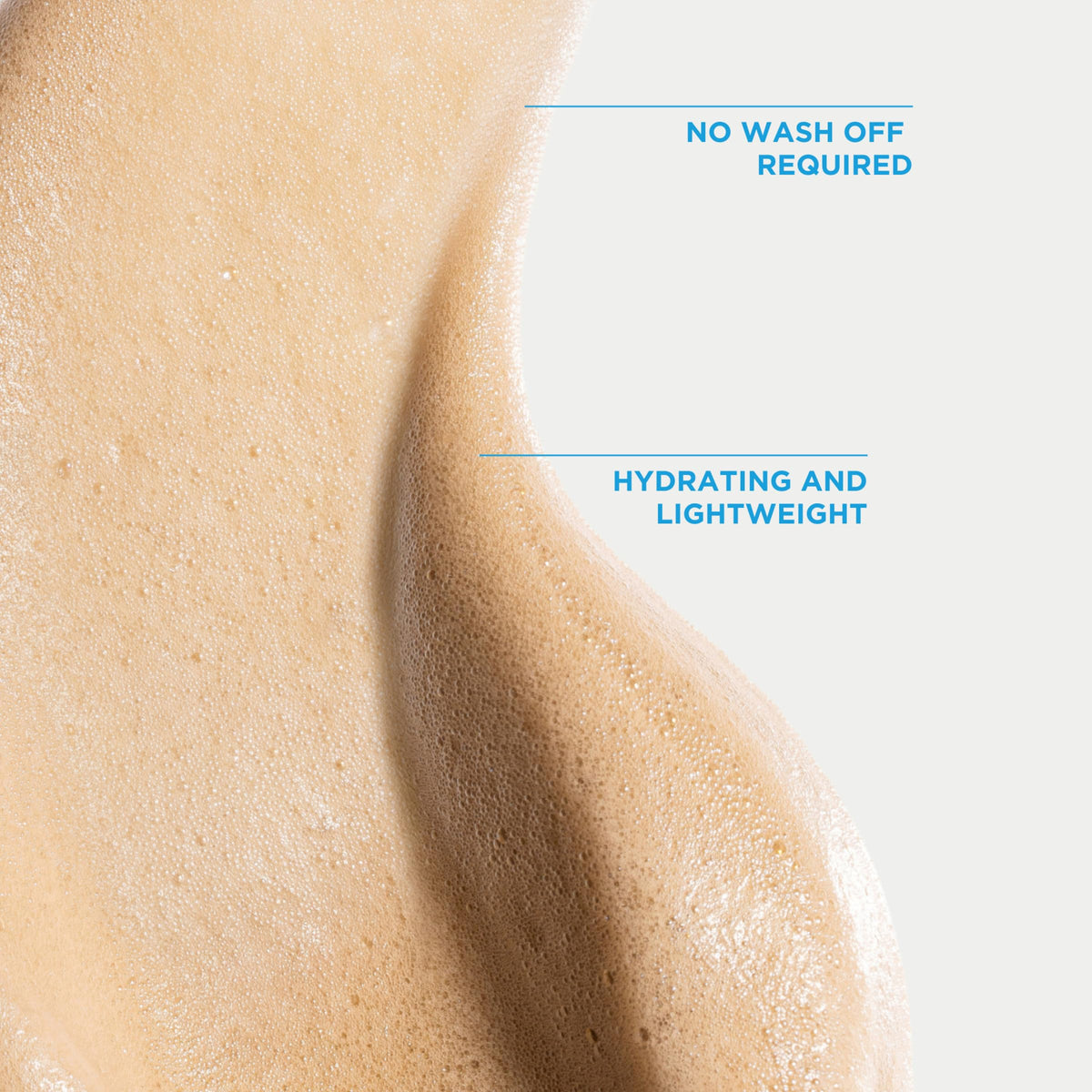 Bondi Sands before and after legs showing bronzed, natural-looking result