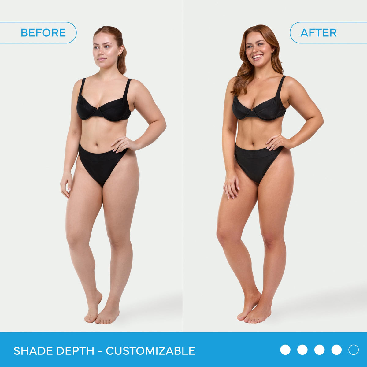 Bondi Sands use of tanning mitt blending foam for streak-free finish