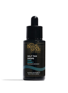 Bondi Sands front bottle shot highlighting compact travel-friendly size