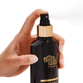 Bondi Sands dry oil texture close-up demonstrating lightweight, fast-absorbing finish