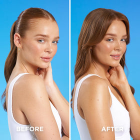 Bondi Sands tan drops texture close-up showing lightweight serum consistency for smooth blending