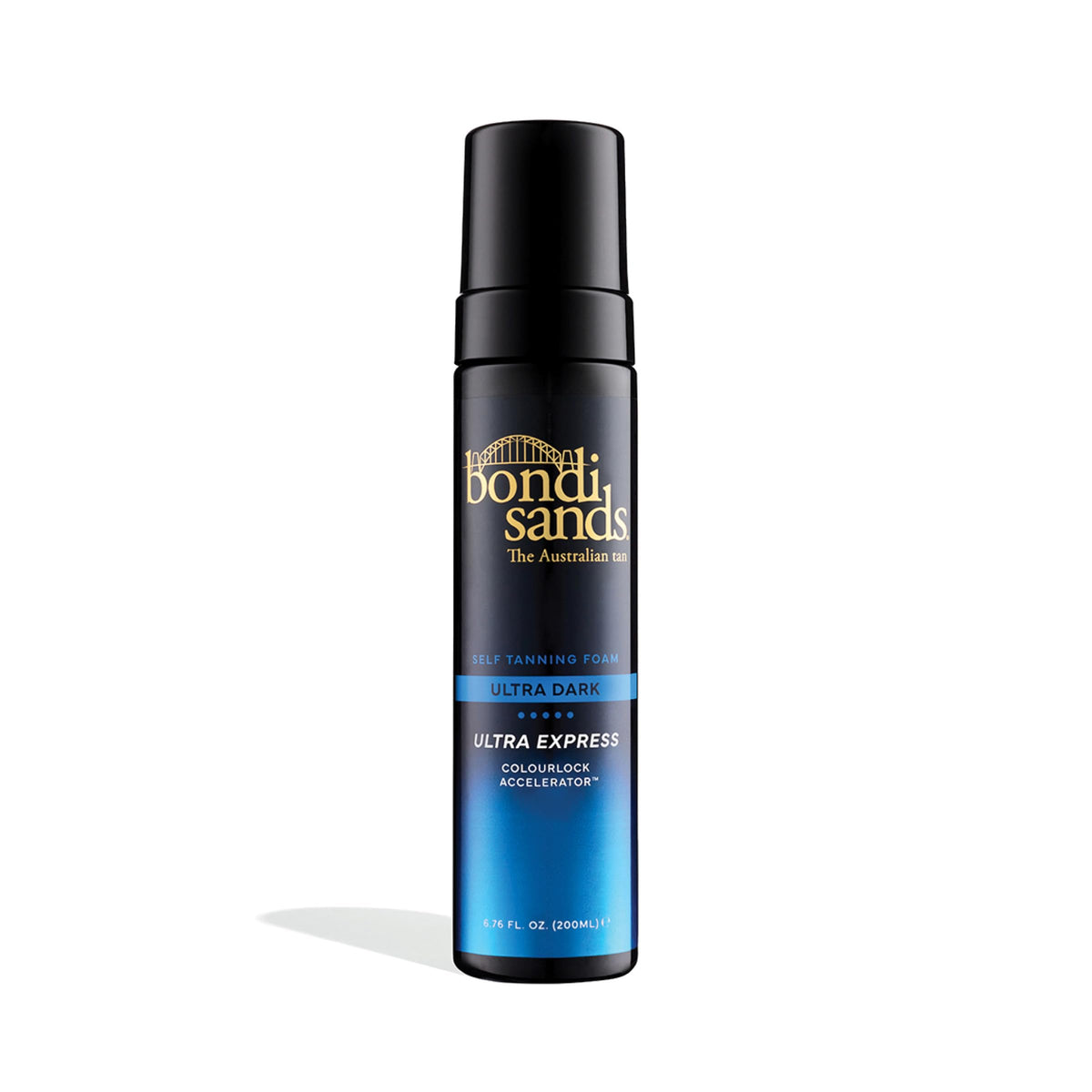 Bondi Sands front can showing product and quick tan benefit