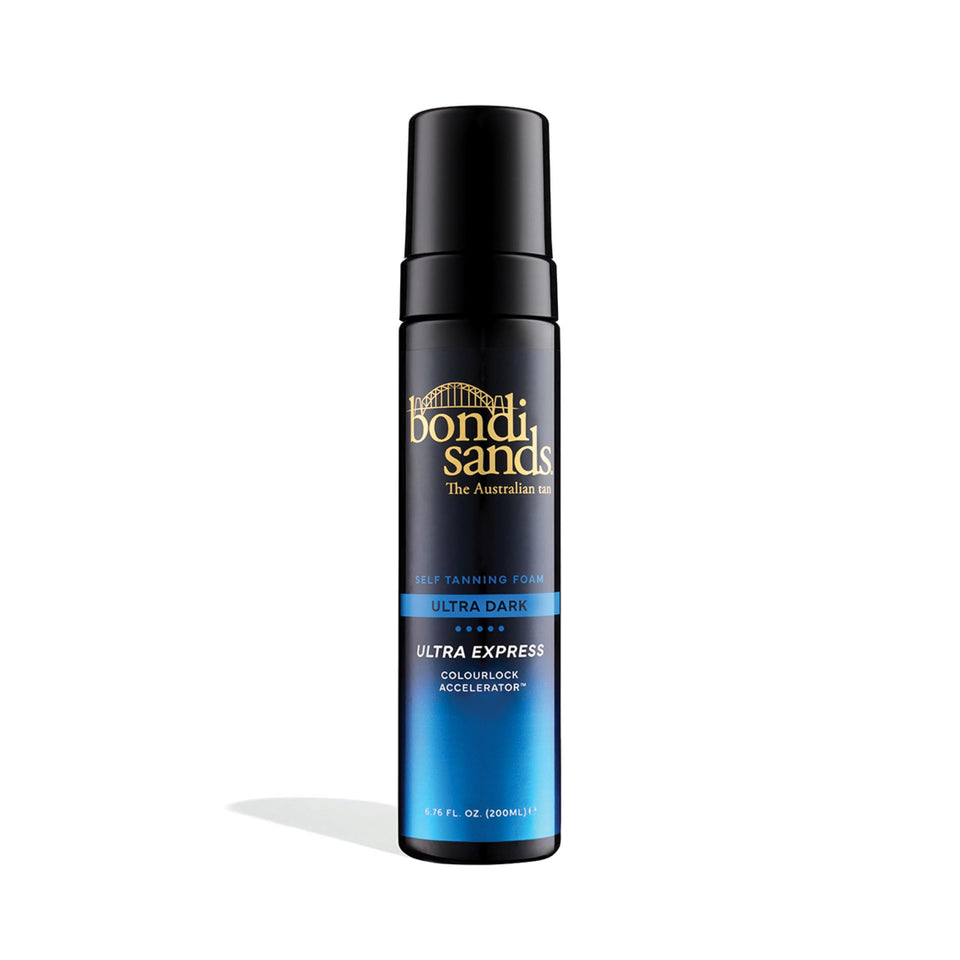Bondi Sands front can showing product and quick tan benefit