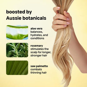 BONDIBOOST before and after comparison showing fuller-looking hair benefit