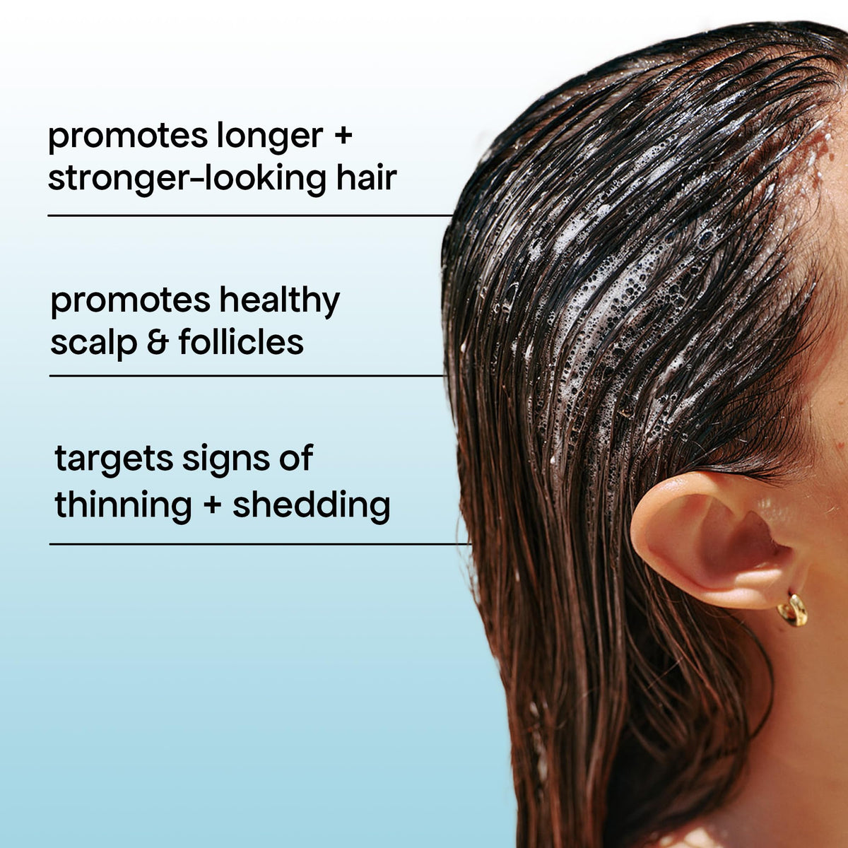 BONDIBOOST conditioner cream texture close-up for smoothing and detangling benefit