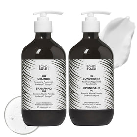 BONDIBOOST front packaging showing duo and clear labeling for fuller-looking hair