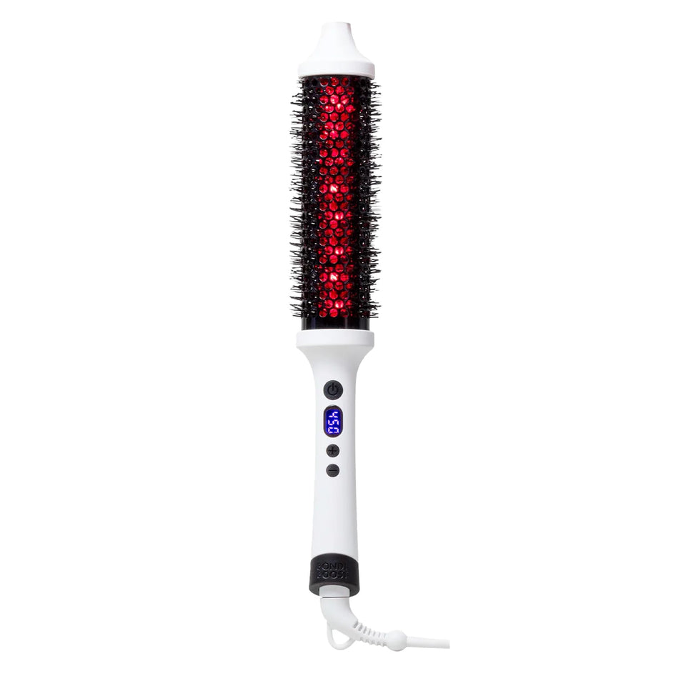 BONDIBOOST front view showing long barrel and ergonomic handle for easier styling