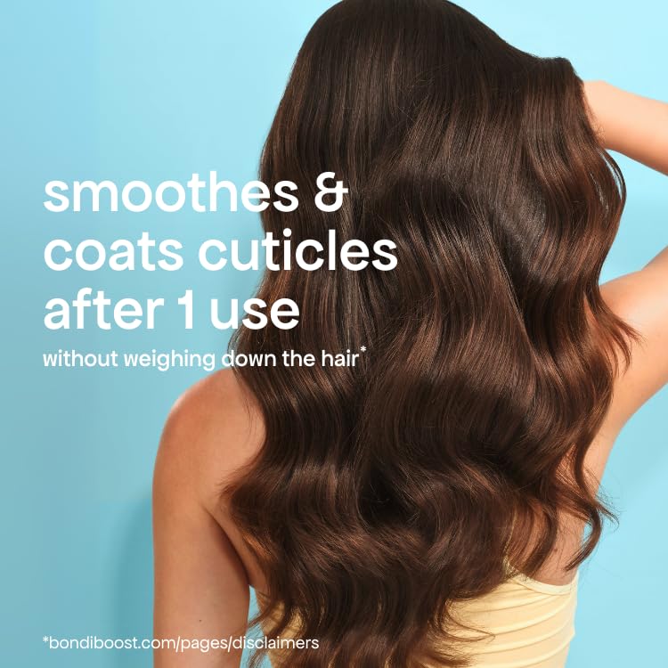 BONDIBOOST applied while blow-drying to reduce heat damage