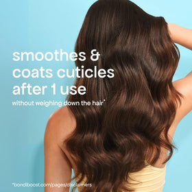 BONDIBOOST applied while blow-drying to reduce heat damage