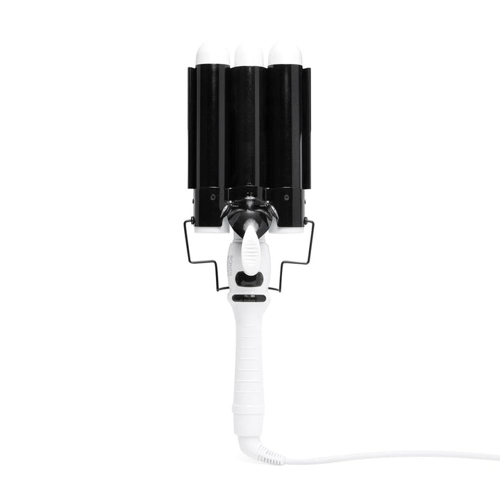 BONDIBOOST front view showing triple 32mm barrels and sleek profile for quick styling