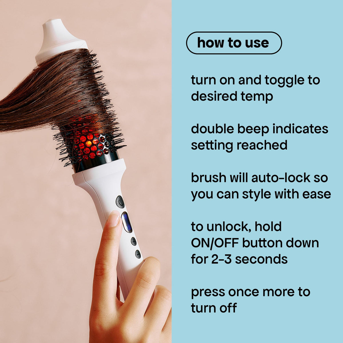 BONDIBOOST styled hair showing loose waves and frizz reduction benefit