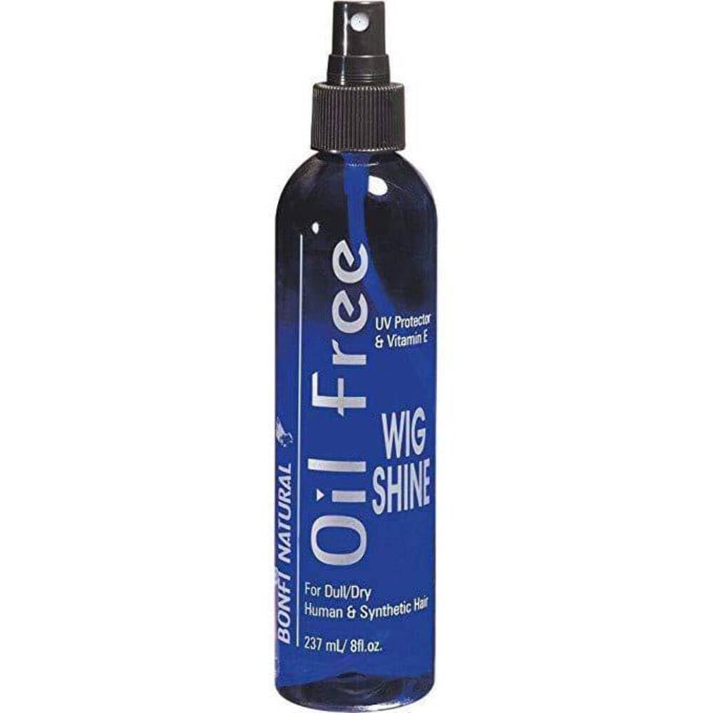 Bonfi front view of 4 oz bottle showing bright finish and easy spray