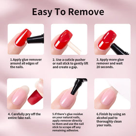 Bonitiva press-on nails worn in lifestyle setting for long wear