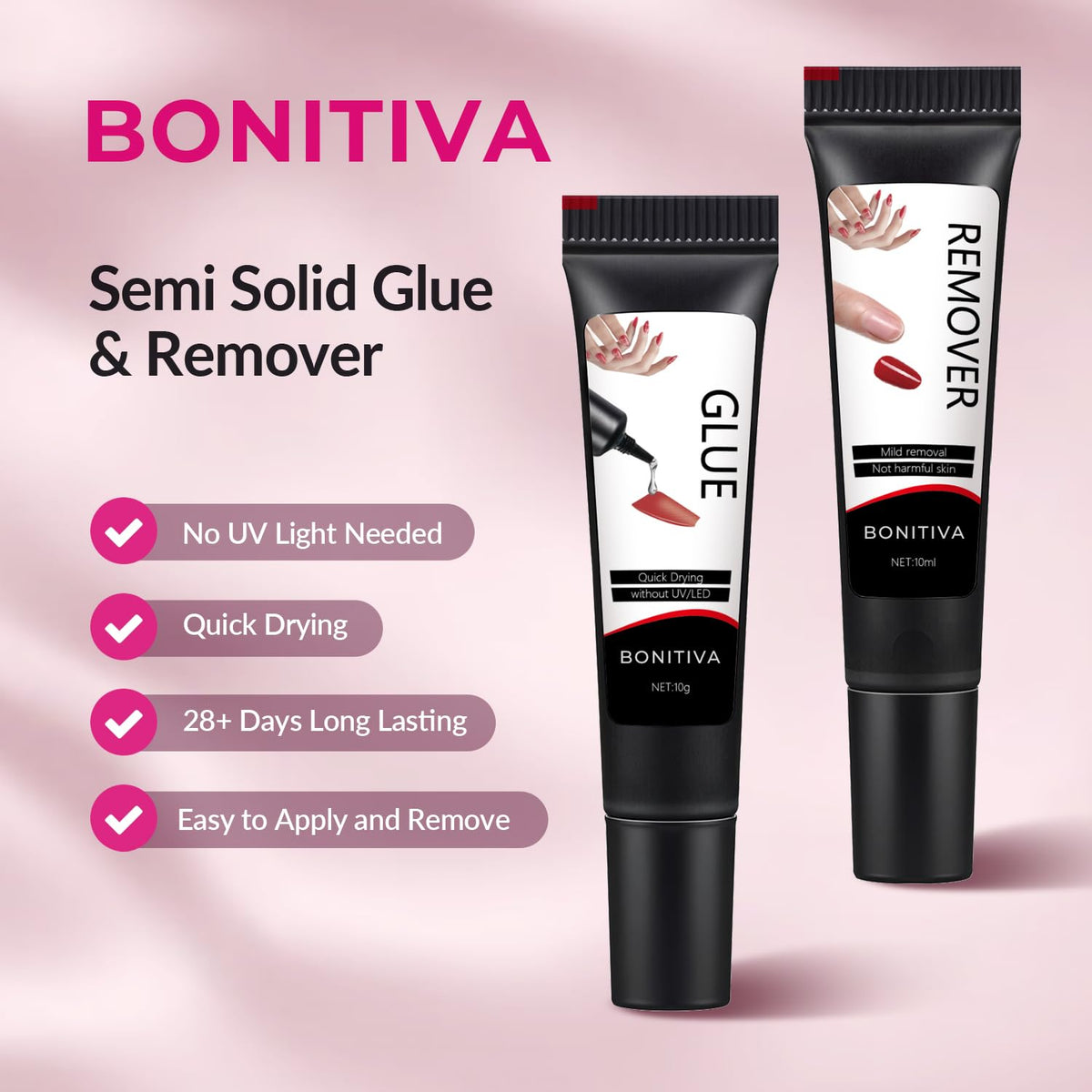 Bonitiva semi-solid gel texture close-up for precise control