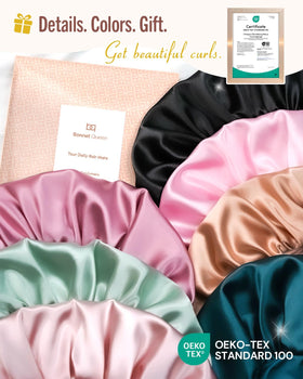 BONNET QUEEN styled with a forehead bow showing fashion and function benefit